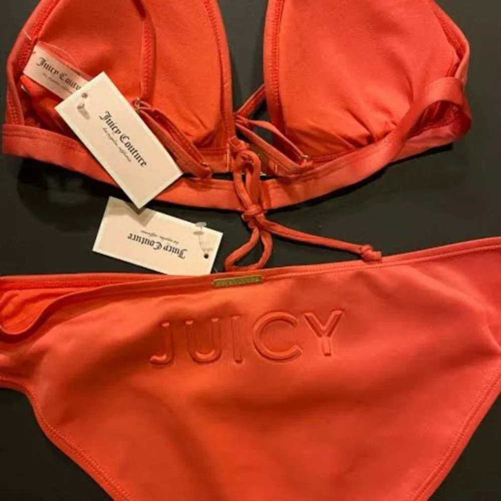 Juicy Couture Coral Pink Bikini Set